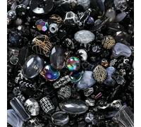 Cuentas acrílicas, 20g 2-45mm Multicolor Acrílico Perlas Sueltas Hallazgos de Joyería(2)