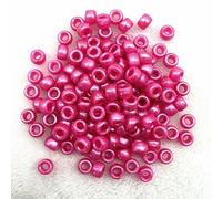 Cuentas acrílicas, 50 Uds. Cuentas espaciadoras acrílicas de 8x6mm Multicolor for fabricación joyería DIY(106)