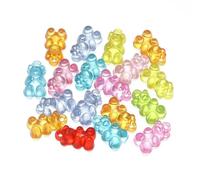 Cuentas acrílicas, Cuentas acrílicas de osito goma for hacer joyas, 10-50 piezas, multicolor, 16 mm/18 mm, dije(Charm style)
