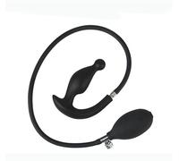 Cuentas anales inflables, tapón anal con bomba, tapón anal de silicona, consolador anal enorme, masajeador de próstata masculino, dilatador de ano, tapón anal, juguete sexual para hombres