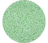 Cuentas de 2 mm de color verde pálido para pulseras, 12/0 pequeñas perlas de cristal para enhebrar, 10000 unidades de cuentas para manualidades, collares, pendientes, fabricación de joyas