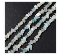 Cuentas de ágata irregulares 5-8 mm, malaquita, amazonita, ópalo, cuarzo, gemas y grava for la fabricación joyas(Green,About 15inch)