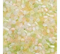 Cuentas de arroz de ojo de gato de vidrio de, 4,0 mm, 10 g/bolsa, únicas, sueltas, hechas a mano, para joyería, pulseras, pendientes, accesorios, estilo 10-4,0 mm, aproximadamen