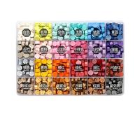 Cuentas de cera 380 piezas coloridas con caja de almacenamiento para sellar con cera tarjetas de sellos sobres cartas invitaciones de boda embalaje decoración proyectos artesanales (Colorful