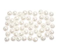 Cuentas de cera, D: 5 mm, nácar, 100pcs