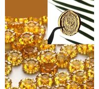 Cuentas de cera de girasol, 30 g, cera de sellado transparente para invitaciones de bricolaje, partículas de cera para manualidades, cera de sello de invitación de boda sin humo, sellado a base de