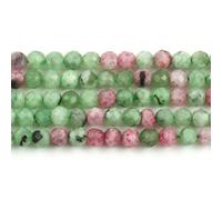 Cuentas de citrino, ópalo, jade y ónix facetadas naturales, de 2, 3 y 4 mm, para hacer joyas, accesorios de pulsera DIY, epidota, 3,0 m (aprox. 110 unidades)