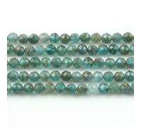 Cuentas de citrino, ópalo, jade y ónix facetadas naturales, de 2, 3 y 4 mm, para hacer joyas, accesorios de pulsera DIY, cianita azul, 2 mm (aprox. 170 unidades)