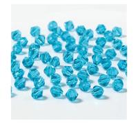 Cuentas de cristal bicónicas, Cuentas de cristal bicono, multicolor, 3mm, 4mm, 6mm, paquete 260 for fabricación joyas(Z209,6mm)