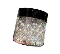Cuentas de cristal coloridas de burbujas, cuentas de caviar, gotas de agua, pequeñas burbujas de vidrio para rellenos de resina y arcoíris