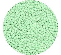 Cuentas de cristal de 4 mm para hacer pulseras, 2000 unidades 6/0 pequeñas perlas para manualidades, perlas verdes claras para collares, pendientes, fabricación de joyas