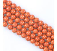 Cuentas de cristal de jaspe de llama, 45 piezas, redondas de 8 mm, cuentas de piedras preciosas para hacer joyas