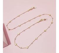 Cuentas de cristal de perlas Gafas de sol Cordón Correa Collar Cadena de anteojos de metal Cordón Gafas de lectura para mujeres Cuello Cuerda para colgar-65cm-A,Federación de Rusia