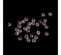 Cuentas de cristal facetadas de 3 mm redondas sueltas para hacer joyas y cortinas, lila, 1500 piezas
