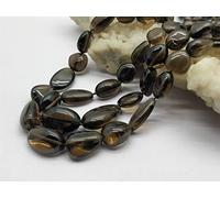 Cuentas de cuarzo ahumadas, 8 x 6 - 25 x 15 mm, 20 unidades, aproximadas de cuarzo ahumado, suave, hechas a mano, 20 unidades, para la playa, abril_18_04-2105
