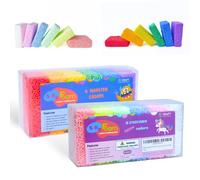 Cuentas de espuma para modelar creativas Silly Foam, paquete de 2, colores variados (primario + pastel ne n), perfectas para preescolares y ni os