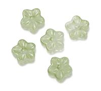 Cuentas de flores 10 cuentas de flores cristal cinco pétalos Para manualidades