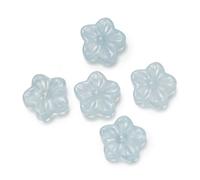Cuentas de flores 10 cuentas de flores cristal cinco pétalos Para manualidades