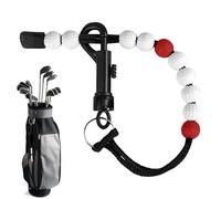 Cuentas de golf para conteo de puntuaciones, contador de golf con clips, cuentas de puntuación para bolsa de golf, seguimiento práctico, accesorio de golf perfecto para un fácil acceso y puntuación