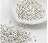 Cuentas de gránulos de metal plateado de 5 gramos, partículas de Ag 99,99% puras for joyería, electrónica e investigación científica