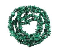 Cuentas de grava irregulares, piedra natural, malaquita, gema, for hacer joyas, collares y pulseras, 16 pulgadas(Color-07,1pc(approx.16IN))