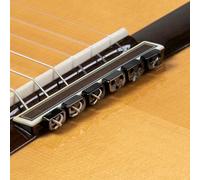 Cuentas de guitarra acústica flamenca clásica en metal negro para cuerdas de nailon Alba Guitar Beads