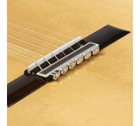 Cuentas de guitarra acústica flamenca clásica en metal plateado para cuerdas de nailon Alba Guitar Beads