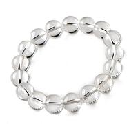 Cuentas de Jade elásticas para Mujeres y Hombres, Joyas de Piedras Preciosas de Cristal Natural, Regalos para el día de la Madre