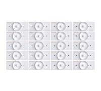 Cuentas de lámpara LED de 3 V 6 V LG6V con luz de fondo con lente opt para reparación de televisores, perfecto para pantallas de 32 a 65 pulgadas, televisores de luz LED