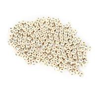 Cuentas de letras de madera, cuentas de letras para enhebrar, letras A-Z, dados de letras de madera para pulseras, collares, llaveros, joyas, manualidades, 8 mm