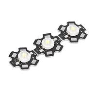Cuentas de Luz Blanca con Chip LED de 1 W, 10 Unidades, Base de Aluminio, 6500 K, 90 LM, Tamaño Pequeño, Fácil de Instalar, Amplia área de Irradiación para Luces de Techo, Focos,