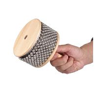 Cuentas de Metal de Madera Compacta de Madera Fácil Juego de Percusión Shaker Mezcla Tamaño Compacto Ideal para Aula de Niños y Bandas de Música con Toy de Juguete Musical Cabasa Shaker Educational