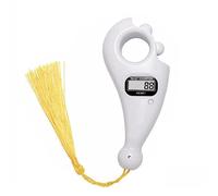 Cuentas de oración digital Tasbih con contador de dedos, cuentas de oración, cuentas de oración Tasbih, contador de pantalla LCD, para relajación budista, dedos activos. Más fácil