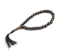 Cuentas de oración musulmana de madera de 8 mm, 33 rosarios islámicos Tasbih, regalo de cumpleaños