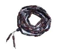 Cuentas de oración, pulseras de cuentas, cuentas de Buda de madera de águila natural, pulsera de cuentas de madera tibetana for meditación, yoga, pulsera de cuentas de Buda unisex, joyería artística(H