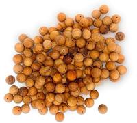 Cuentas de Palo Santo Natural - 100 unidades de 8mm - Perlas o abalorios Artesanales de Madera Aromática - Para Japa Mala, Pulseras, Collares, Manualidades y Meditación