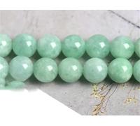 Cuentas de piedra natural de jade suave y sueltas, cuentas de jaspe espaciador para hacer joyas y pulseras
