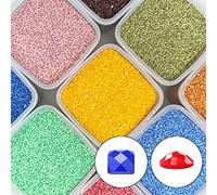 Cuentas de pintura de diamante 3846, accesorios de pintura de diamantes de repuesto para taladros perdidos, cuentas de diamante de repuesto, piedras preciosas, cuadradas, alrededor de 3500 piezas