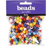 Cuentas de pony, tamaño 6-10 mm, 85 g, 150 ml