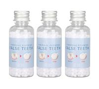 Cuentas de Reparación de Dientes Temporales para Dientes Rotos Faltantes, 3 Cajas de Cuentas de Relleno de Dientes Temporales Kit de Reemplazo de Reparación de Dientes Postizos Moldeables para Fiesta