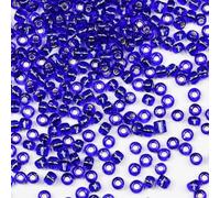 Cuentas de semillas a granel, 110 gramos, alrededor de 1600 unidades, cuentas de cristal azul oscuro 6/0 de 4 mm para hacer aretes, pulseras, colgantes, joyas de cintura, cuentas de semillas hechas a