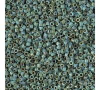 Cuentas de semillas Miyuki Delica Rocailles de 5 g, 11/0 x 11/0 mm, oro (DB2262), vidrio, Japón