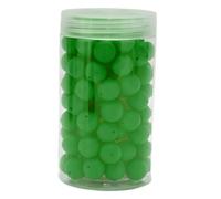 Cuentas de silicona a granel Vibrante Colors Diy Crafts 105pcs para collar de brazalete (Verde)
