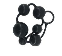Cuentas de silicona para masturbador femenino, tapón Anal, masaje de próstata masculino, tapón Anal con anillo de tracción, Juguetes sexuales para adultos