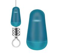 Cuentas de tope de pesca: frijoles espaciales 100x, Bobber Stoppers | Kit de aparejos anti-ingreso, toperos de aparejos de carpas de goma, accesorios para pesca con mosca para la configuración del mar