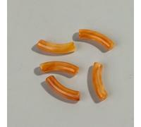 Cuentas de tubo cristal, cuentas espaciadoras, 20 piezas fino acrílico 8 mm, sueltas doblado resina doble color for pulsera bricolaje, collar, accesorios joyería(Light)