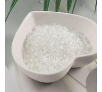 Cuentas de tubo cristal, espaciador, 1000 unidades/paquete 1,5 mm, cuentas semilla transparentes plata for bricolaje, 15/0, for joyería artesanal, accesorios prendas vestir(AB White)