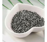 Cuentas de tubo cristal, espaciador, 1000 unidades/paquete 1,5 mm, cuentas semilla transparentes plata for bricolaje, 15/0, for joyería artesanal, accesorios prendas vestir(Solid Gray)