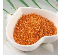 Cuentas de tubo cristal, espaciador, 1000 unidades/paquete 1,5 mm, cuentas semilla transparentes plata for bricolaje, 15/0, for joyería artesanal, accesorios prendas vestir(Orange)