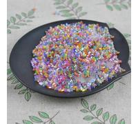 Cuentas de tubo de corneta de vidrio, espaciador, 16 g, 1000 piezas, 2 * 3,0 mm, colorido AB, transparente, semilla de Cezch suelta, joyería hecha a mano, cuentas de ropa DIY(Mix Color0)